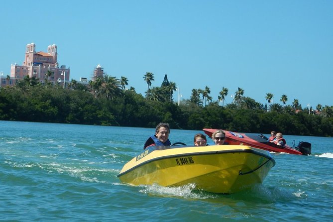St Petersburg Speed Boat Adventure - Captain Your Own F-13 on Tampa Bay (Without the Stress)