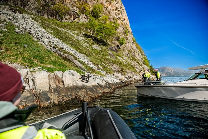 Stavanger: Guided Lysefjord Safari on Speedboat - Lysefjordsenteret AS and the minibus upgrade: where comfort enters