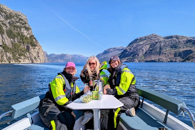 Stavanger: Guided Lysefjord Safari on Speedboat - Start at Strandkaien 34: quick prep, fast safety, less stress