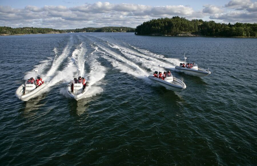 Stockholm Archipelago RIB Speed Boat Tour with Swedish Fika - The City Loop: Nationalmuseum and Djurgården Before the Real Speed