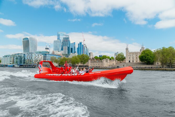 Thames High-Speed Zone Speedboat in London - What the Thames Rockets High-Speed Zone feels like on the water