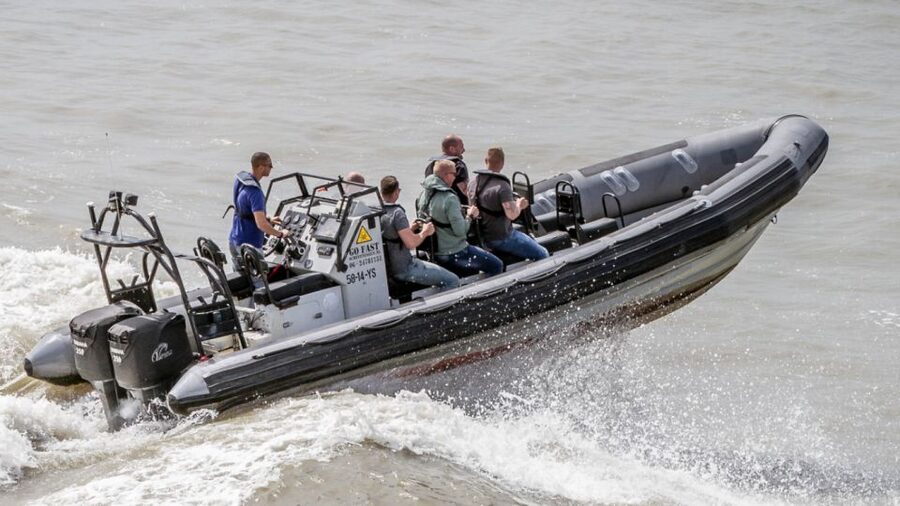 The Hague: Scheveningen Beach RIB Speedboat Tour - The boat: 9 meters, two Yamaha 250-hp engines, and real acceleration