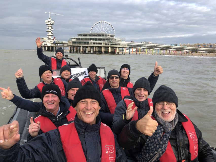 The Hague: Scheveningen Beach RIB Speedboat Tour - Price and value: $48 for speed, guiding, and safety time