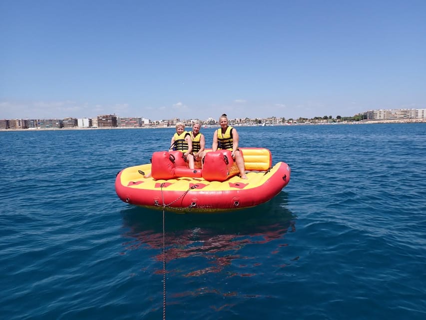 Torrevieja: Speedboat-Powered Inflatable Crazy Sofa Ride - Safety Gear and Instructor Pacing: The Difference Between Wild and Controlled