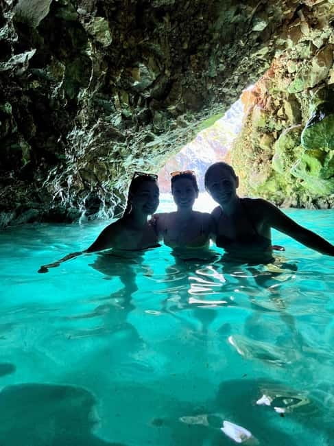 Vlora: Blue Cave and Grama Bay Full-Day Speedboat Tour - Brista Bay and Skaloma Bay: snackable swims, less rushing