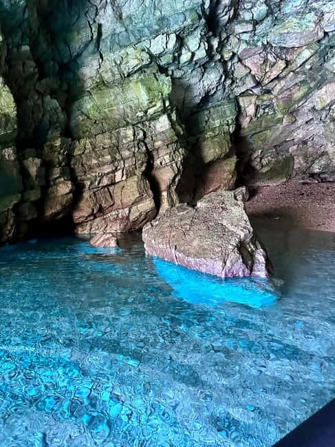 Vlora: Grama Bay and Blue Cave Speedboat Tour Adventure - Bristan Bay: The Calmer Pause Between Big Stops