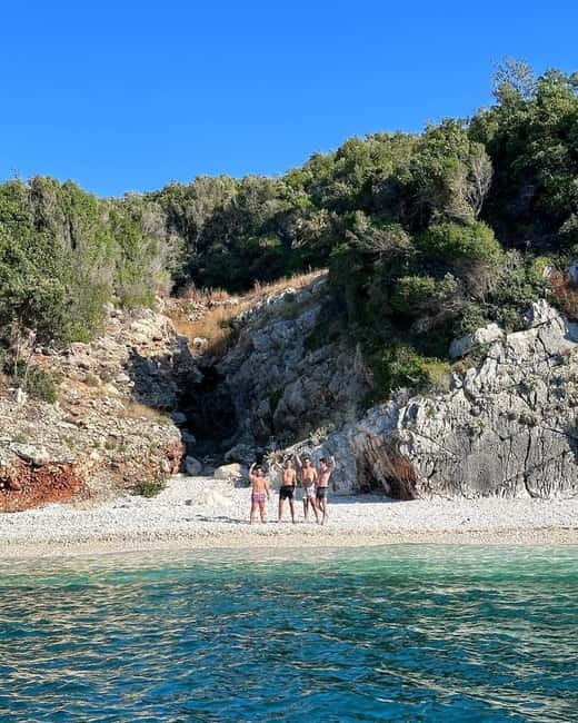 Vlora: Haxhi Ali Cave and Karaburun Peninsula Speedboat Tour - Haxhi Ali Cave: Pirate Lore Meets Limestone Formations