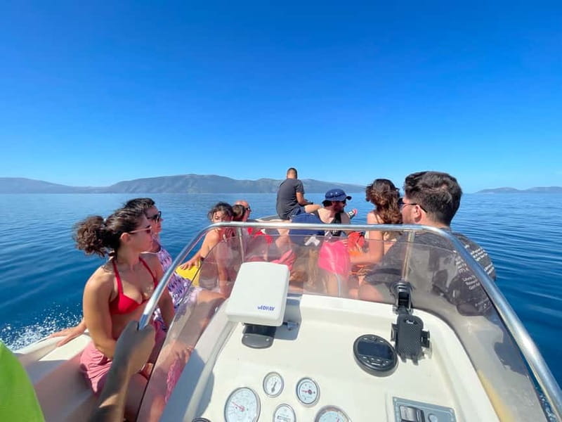 Vlore: Dafina Cave & Haxhi Ali Cave Speedboat Guided Tour - The 10-Minute Walk to St. Koli Bay (Small Beaches, Big Water)