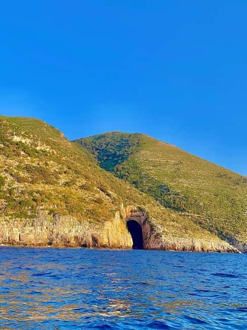 Vlore: Grama Bay & Karaburun Caves 8-Hour Speedboat Tour - Bristan Bay, then the Secret canyon and Seal Cave time