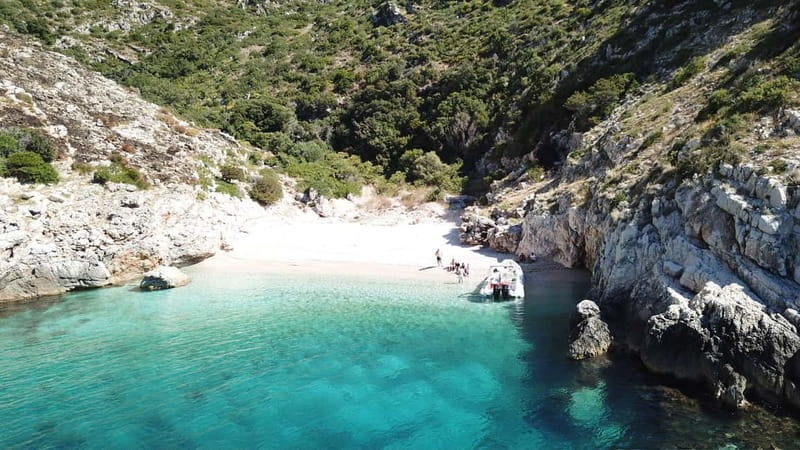 Vlore: Haxhi Ali Cave and Dafina Cave Speedboat Tour - Dafina Bay and Dafina Cave: Virgin-Bay Swimming With a Cave Next Door