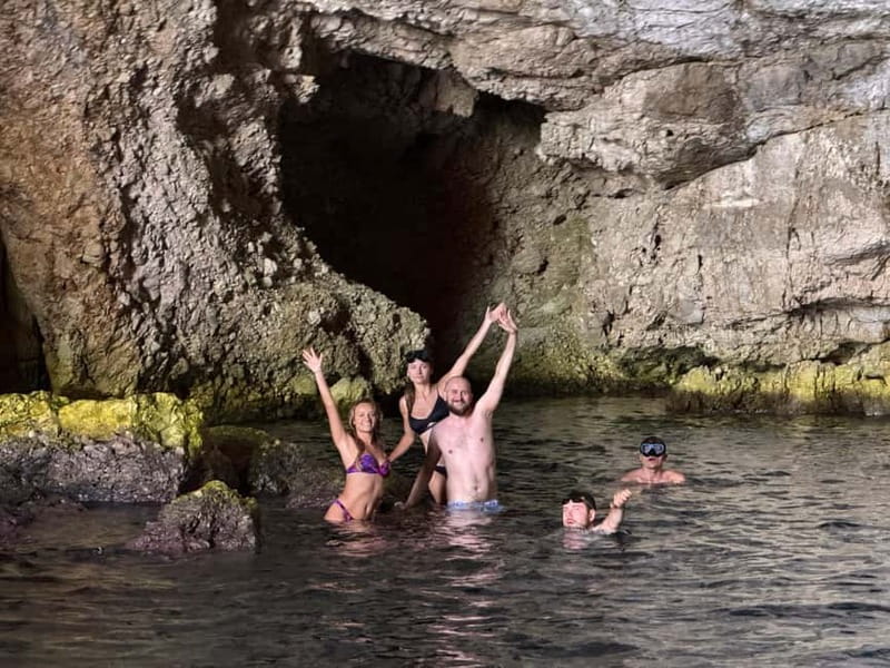 Vlore: Sazan Island, Haxhi Ali Cave & Karaburun by Speedboat - Karaburun-Sazan Marine Park coastline: colorful rocks and sea views from the boat