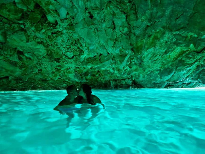 Vlore: Secret Blue Gem Cave and Grama Bay Tour by Speed Boat - Haxhi Ali Cave and Early Photo Stops: Setting the Tone