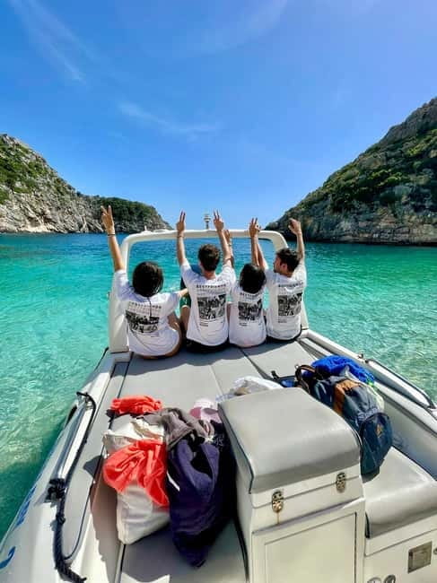 Vlore: Secret Blue Gem Cave and Grama Bay Tour by Speed Boat - Englishman Bay and the View Walk: A Break from Straight Swimming