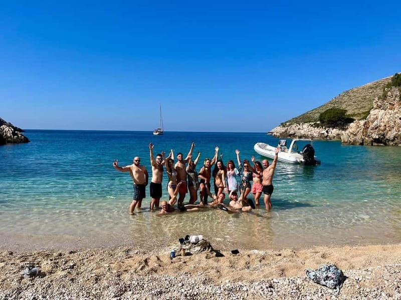 Vlore: Secret Blue Gem Cave and Grama Bay Tour by Speed Boat - Getting to the Boat: Meeting Point and What to Bring