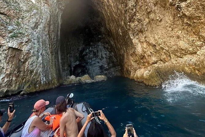 Vlore: Speed Boat Trip to Haxhi Ali Cave and Karaburun Peninsula - Stop 2: Karaburun-Sazan Marine Park beaches, food stops, and swim-or-chill choices