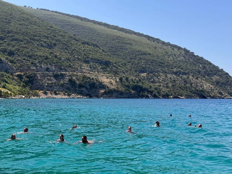 Vlore: Speedboat to Sazan Island, Haxhi Ali Cave & Karaburun - Leg 3: The Lunch/Break Stop at Bar Restaurant Shën Vasil (About 2.67 Hours)