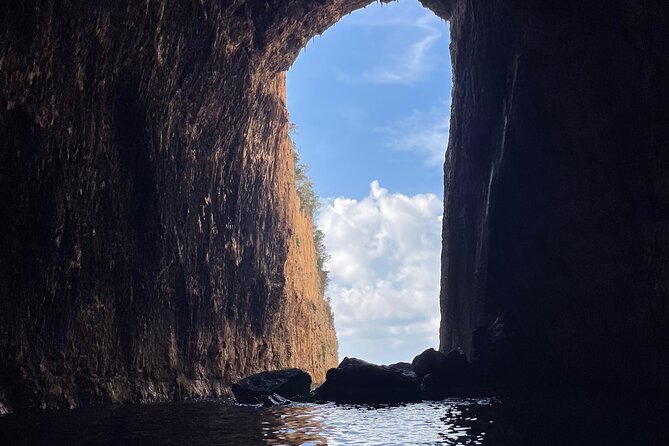 Vlore Speedboat Tour to Haxhi Ali Cave - St. Vasil (Vajana Beach Restaurant Area): Pebble Beach Time and Snorkel-Friendly Water