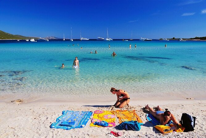 Zadar: Sakarun - Dugi otok Luxury Speedboat Tour with Lunch - Muline Bay: The Last Swim Stop With Pine Shade and Sand
