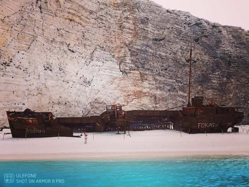 Zante: Private Speedboat Cruise with Navagio Beach Stop - The other private beaches and cave stops you can only reach by boat