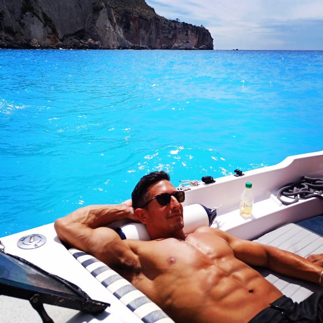 Zante: Private Speedboat Cruise with Navagio Beach Stop - On-board comfort you’ll actually notice